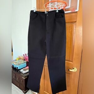 Size 14, black cotton pants from Polo Ralph Lauren - Polo Jeans Company